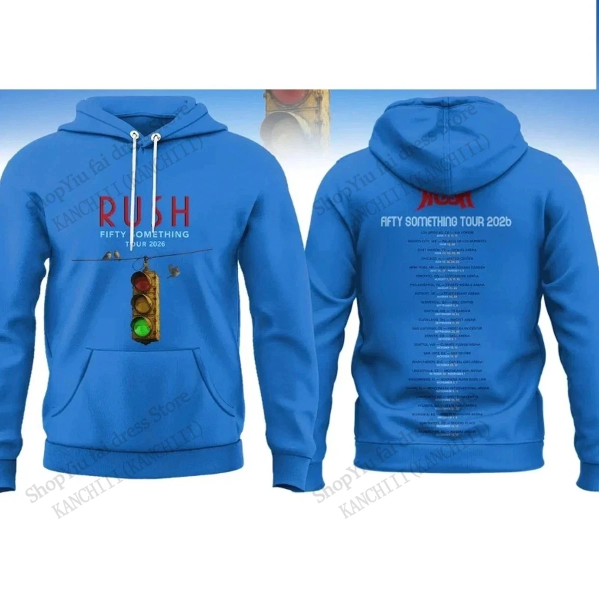 New Rock Hoodie Sweatshirt Rush Tour 2026 Band 3d Print Hoodie Men Women Fashion Tracksuit Mens Clothing Music Sudaderas Hombres
