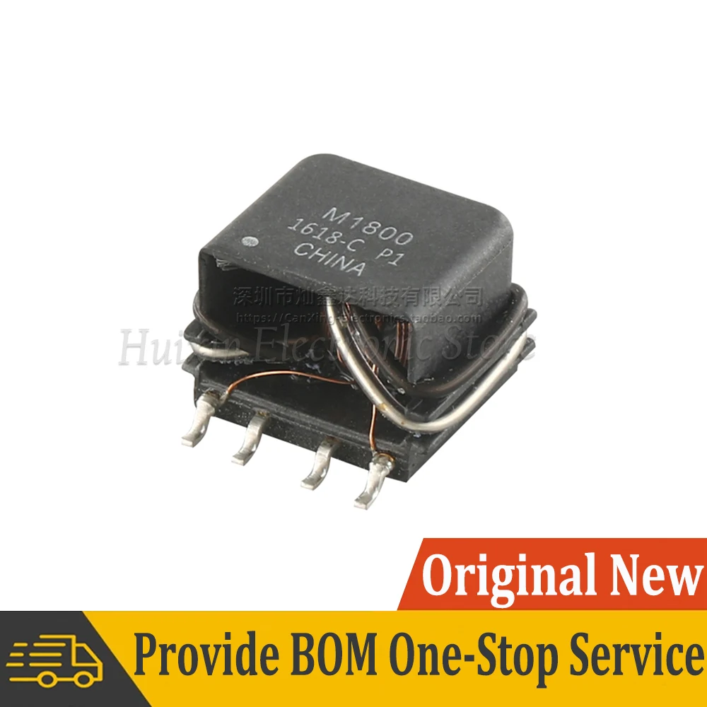 2pcs M1800 SMD SMT Surface Mount Current Sense Transformer 20A High Current Sensor Automotive Detect Ratio 1:100