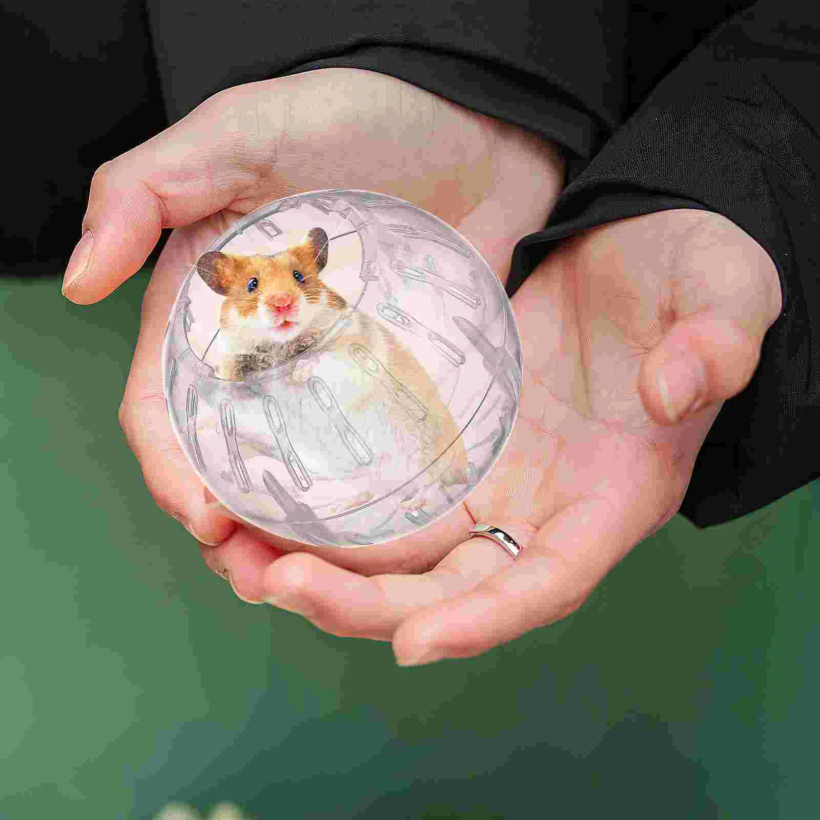 Hampster Hamster Toy Reptile Fogger Running Balls White Plastic Small Pet Exercise images - 6