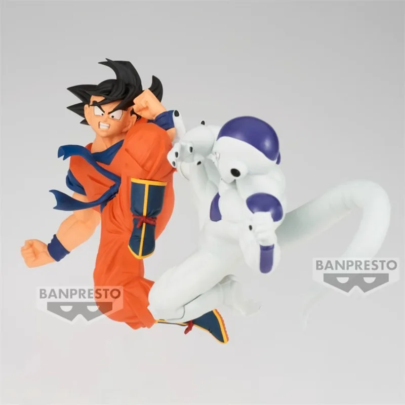 Bandai Original BANPRESTO Dragon Ball Z Match Makers Son Goku Frieza Fight Figures Anime Action Model Toy