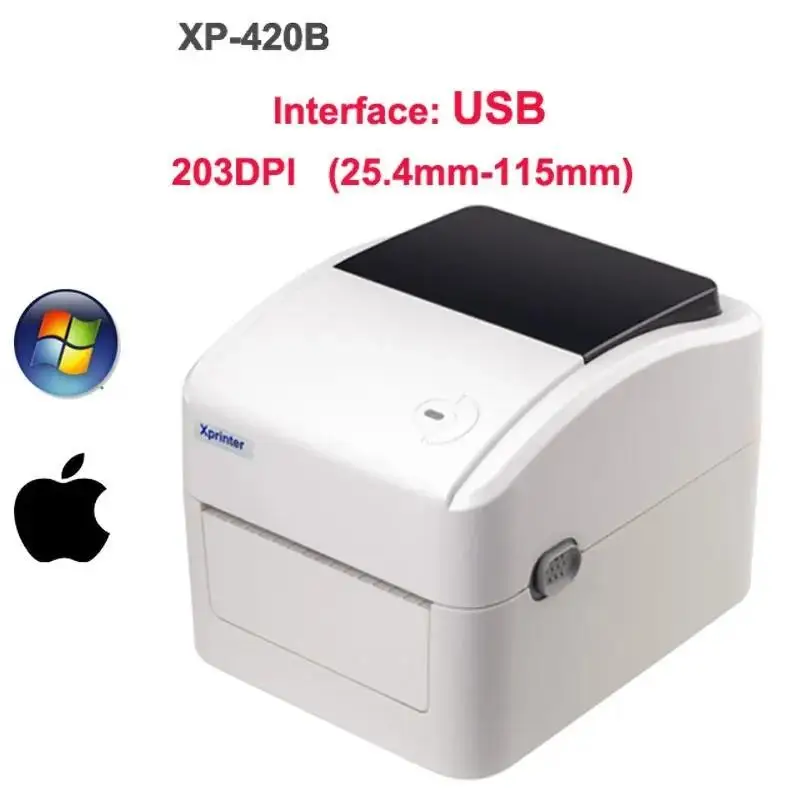 2025 4 Inch Shipping Label/Express/Thermal Barcode/Sticker Printer Print DHL/FEDEX/UPS/4