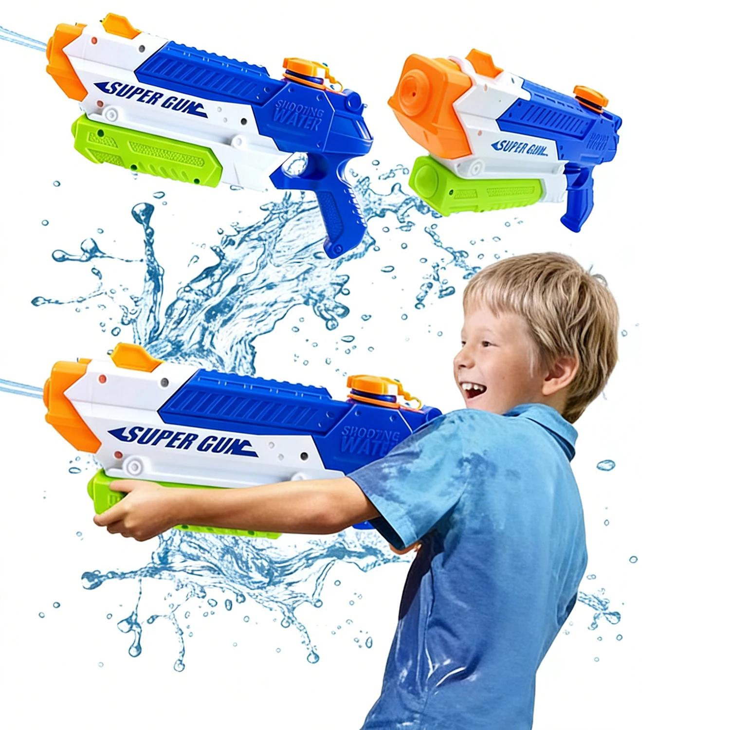 

Water Guns for Kids - Summer Soaker Squirt Guns, Outdoor Toy for 3 Years Old and up Boys Girls Adults Water Guns for Swimming Pool