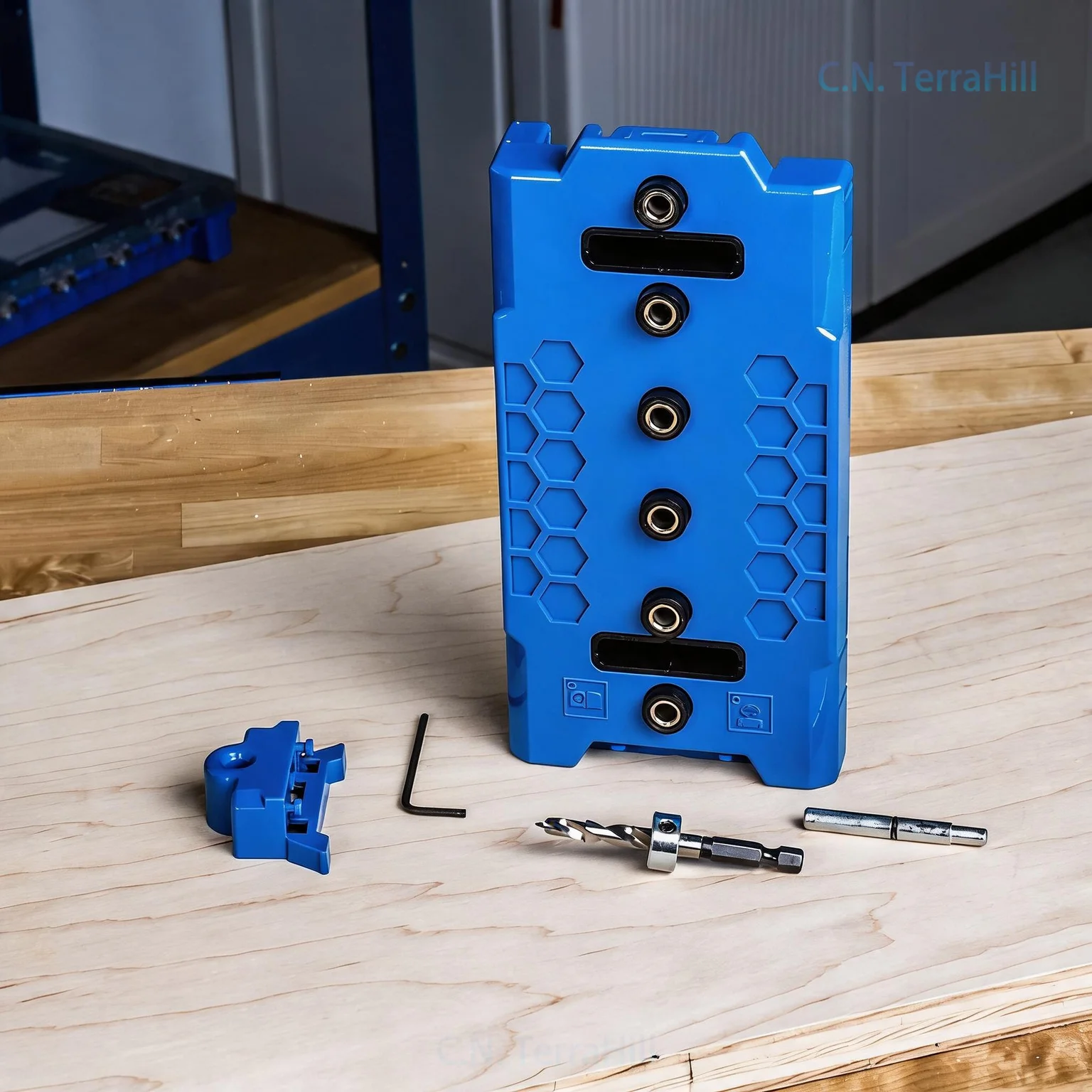 Woodworking Shelf Pin Jig Dowel Drilling Guide, Shelf Peg Hole Locator for Cabinet Assembly, Shelf-Pin Jig