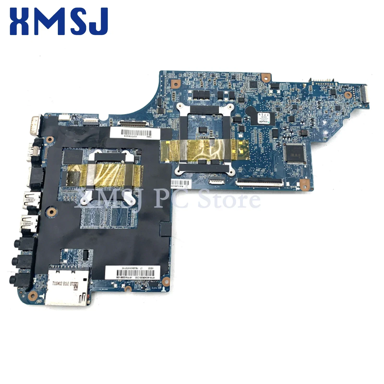 XMSJ For HP DV6 DV6-6000 LAPTOP MOTHERBOARD 659998-001 665347-001 641487-001 659147-001 DDR3 HM65 512MB GPU Main Board