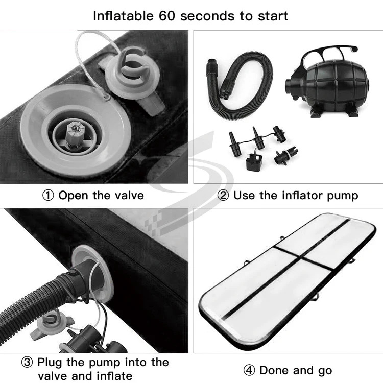 

Дешевый гимнастический надувной тренажерный зал с воздушным полом Airtrack Air Track Mat Airfloor