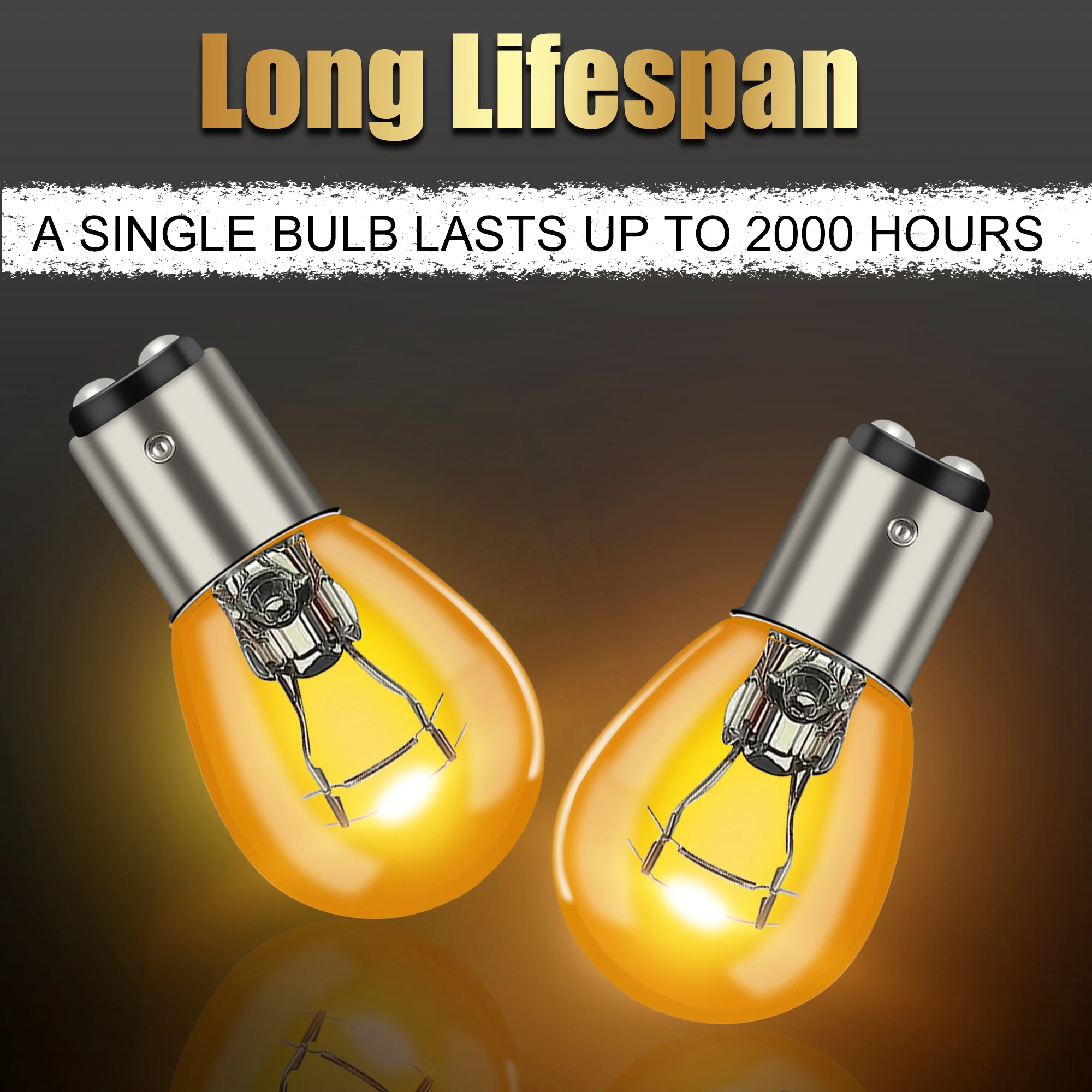 Lampadina 1157 da 10 pezzi, lampadine per luci dei freni, sostituzione della lampadina degli indicatori di direzione per luci di backup per