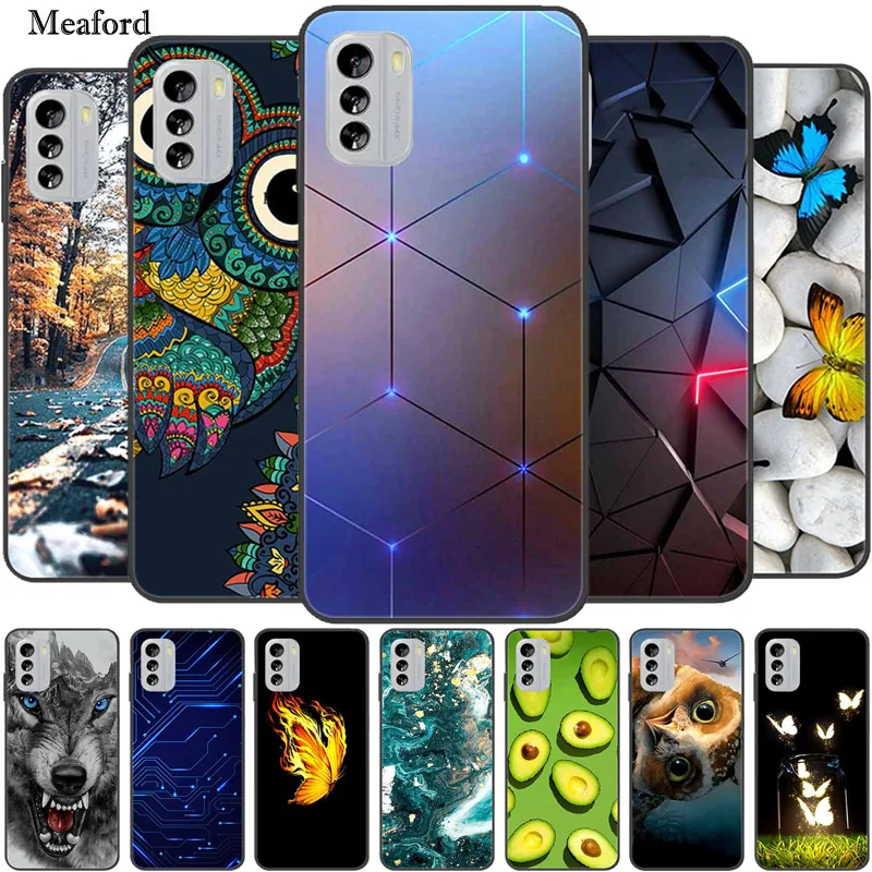 Animals Case For Nokia G60 G400 Soft Silicon TPU Phone Back Cover Fundas For Nokia G400 G60 NokiaG60 Case Protector Bumper Coque