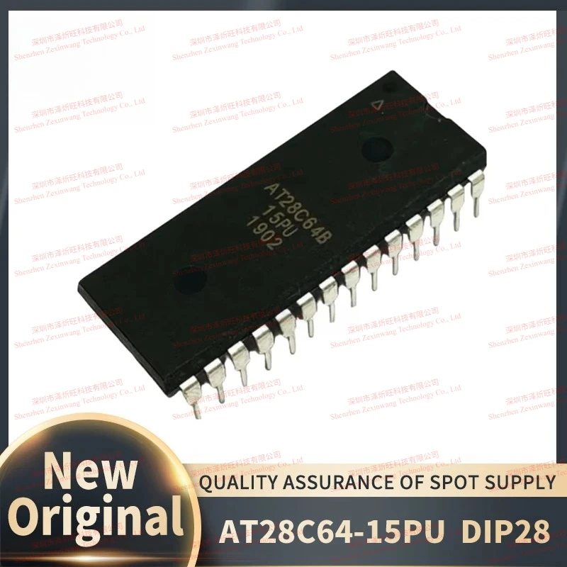 (10piece) 100% New Original AT28C64-15PU AT28C64-15PC AT28C64 28C64 DIP28 Chipset