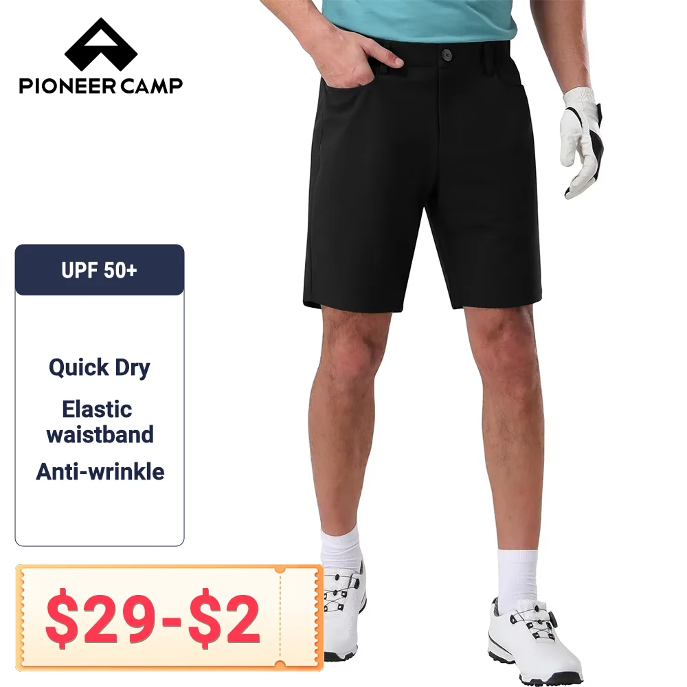 Pioneer Camp Mens Golf Shorts Stretch 3 Pocket Golf Shorts