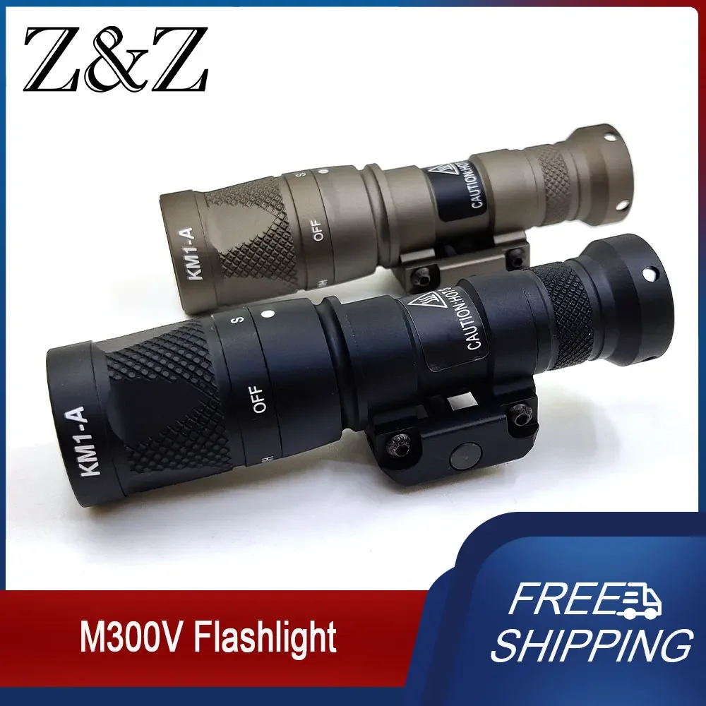 Tactical M300V M300B White LED light & IR Scout Flashlight  Infrared Output with Remote Pressure Switch for Hunting 20mm Rail