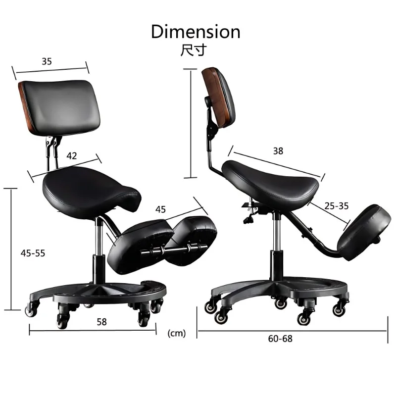 Ergonomic Long-term Sitting Riding Chair, Backrest Chair, Posture Correction, Kneeling Chair, Home, Comfortable