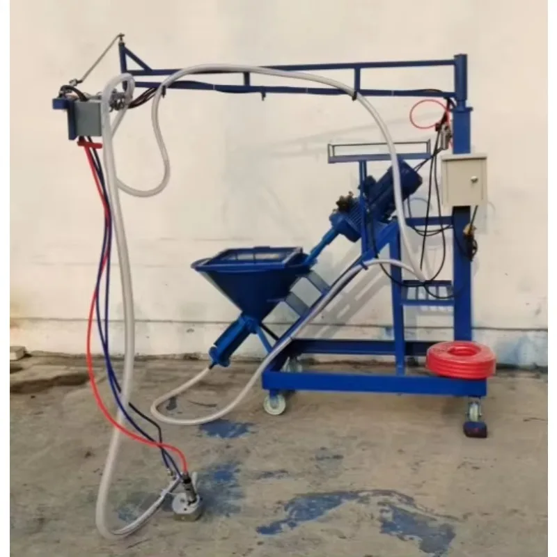 Customized High Efficiency 300-1600kg/h GRC Spraying Machine 4.5m Working Radius For Exterior Wall And Sculpture