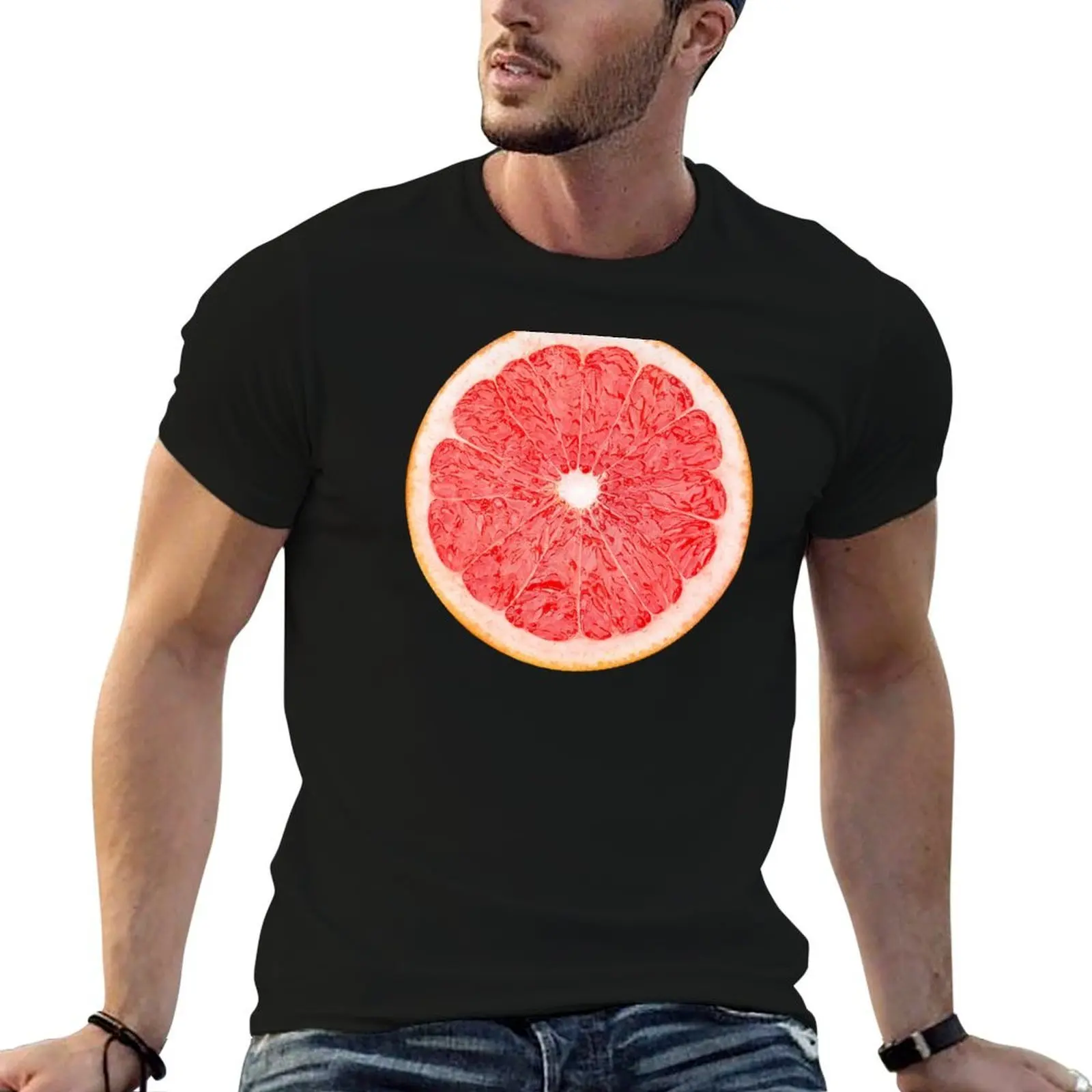 Slice of grapefruit T-Shirt quick-drying tops shirts men