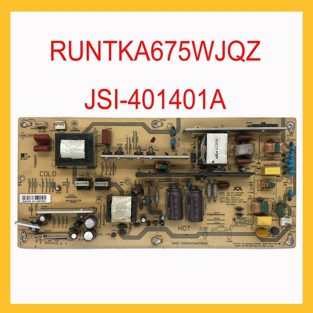 RUNTKA675WJQZ JSI-401401A بطاقة امدادات الطاقة للتلفزيون LCD 46G100A 40G100A. .. لوحة بطاقة الطاقة RUNTK A675WJQZ JSI 401401A