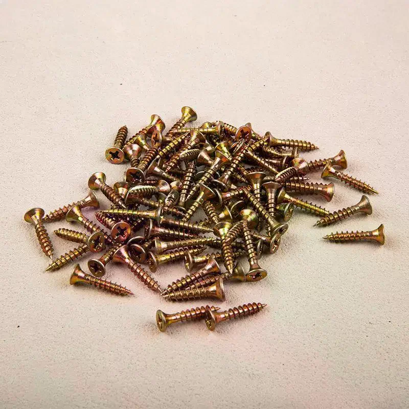 520Pcs Boxed M3.5 Countersunk Head Self-Tapping Screws Kit Color Galvanized Screws Set For Woodworking Industrial