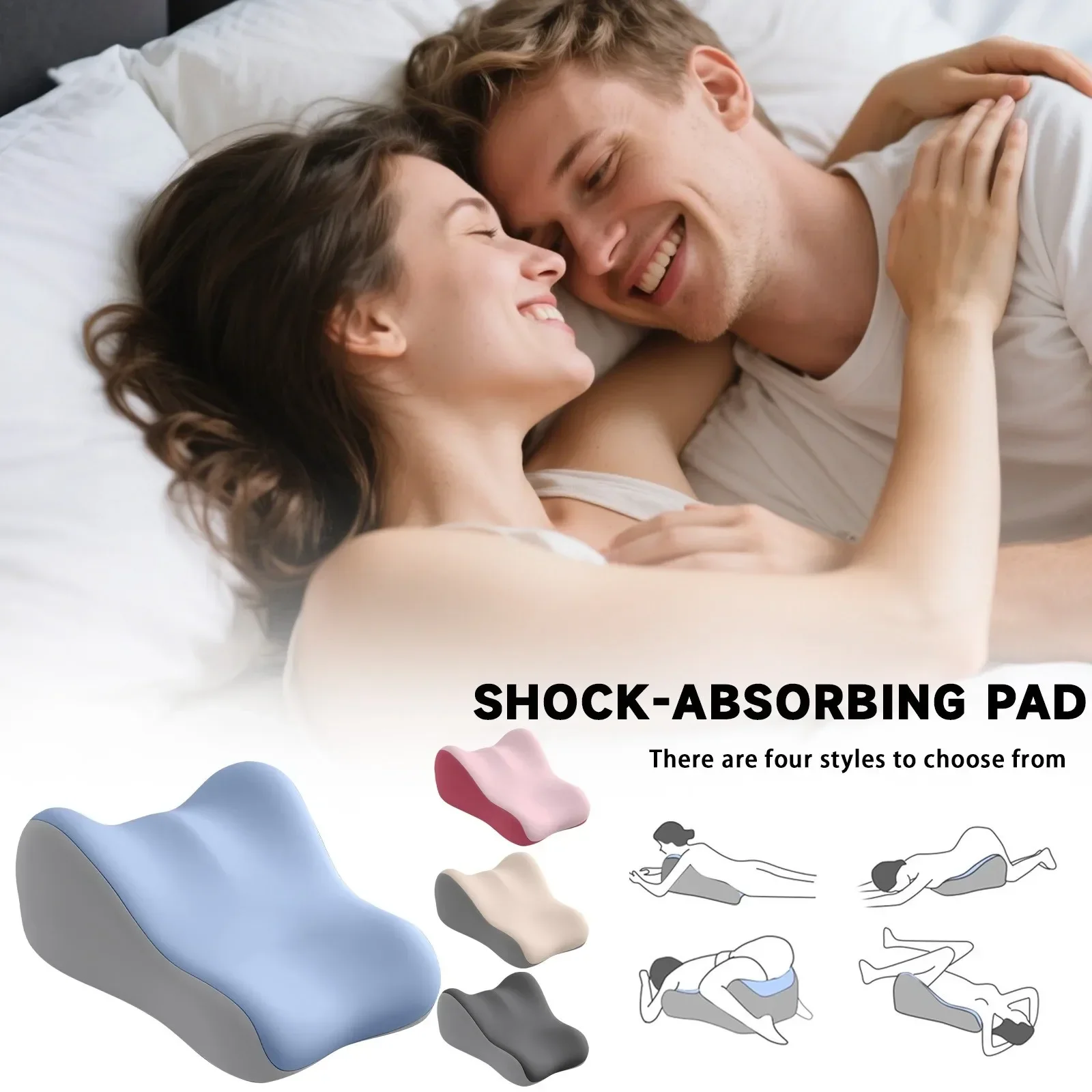 Wedge Pillow Ergonomic Memory Foam Leg Waist Lift Cushion Multi Angle Position Support Pillow For Body Muscle Relief Bedroom Use