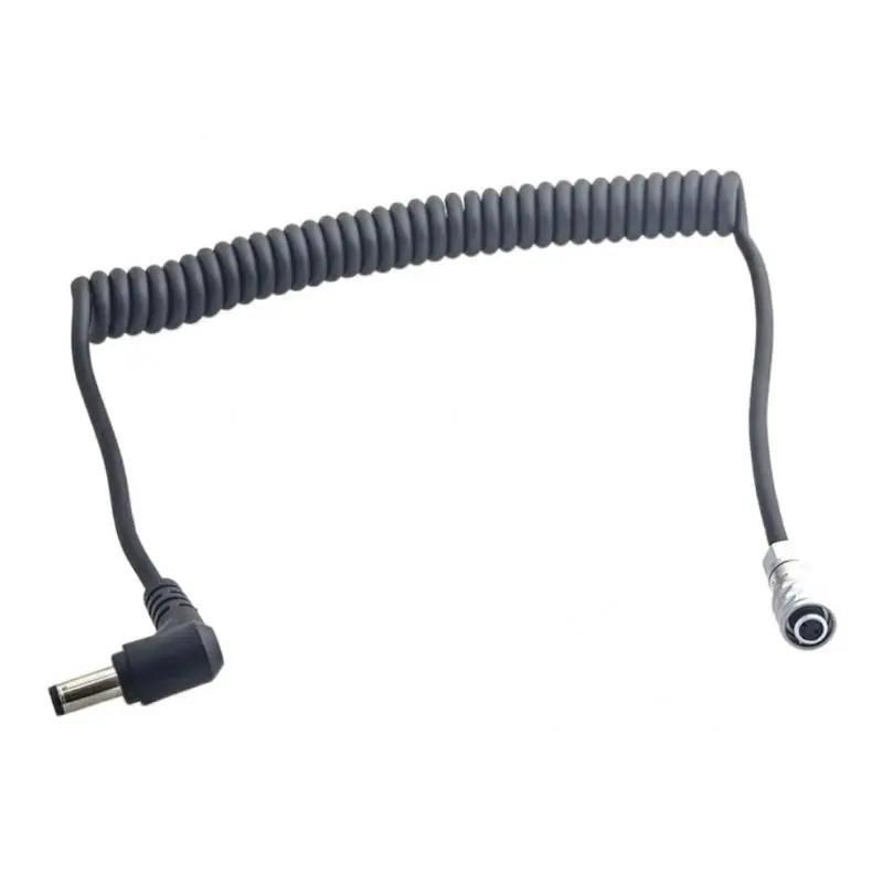 Camera Power Cable Secure Two Pin Connector DC Plug Charging Cable for BMPCC 4K Camcorder Extended Use