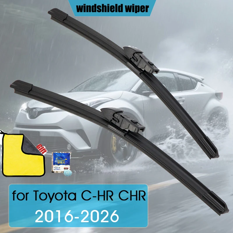 

For Toyota C-HR CHR (AX10 AX50)(AX20 AX25) 2016-2026 Car Wiper Blades Front Windscreen Windshield Wipers Car Accessories