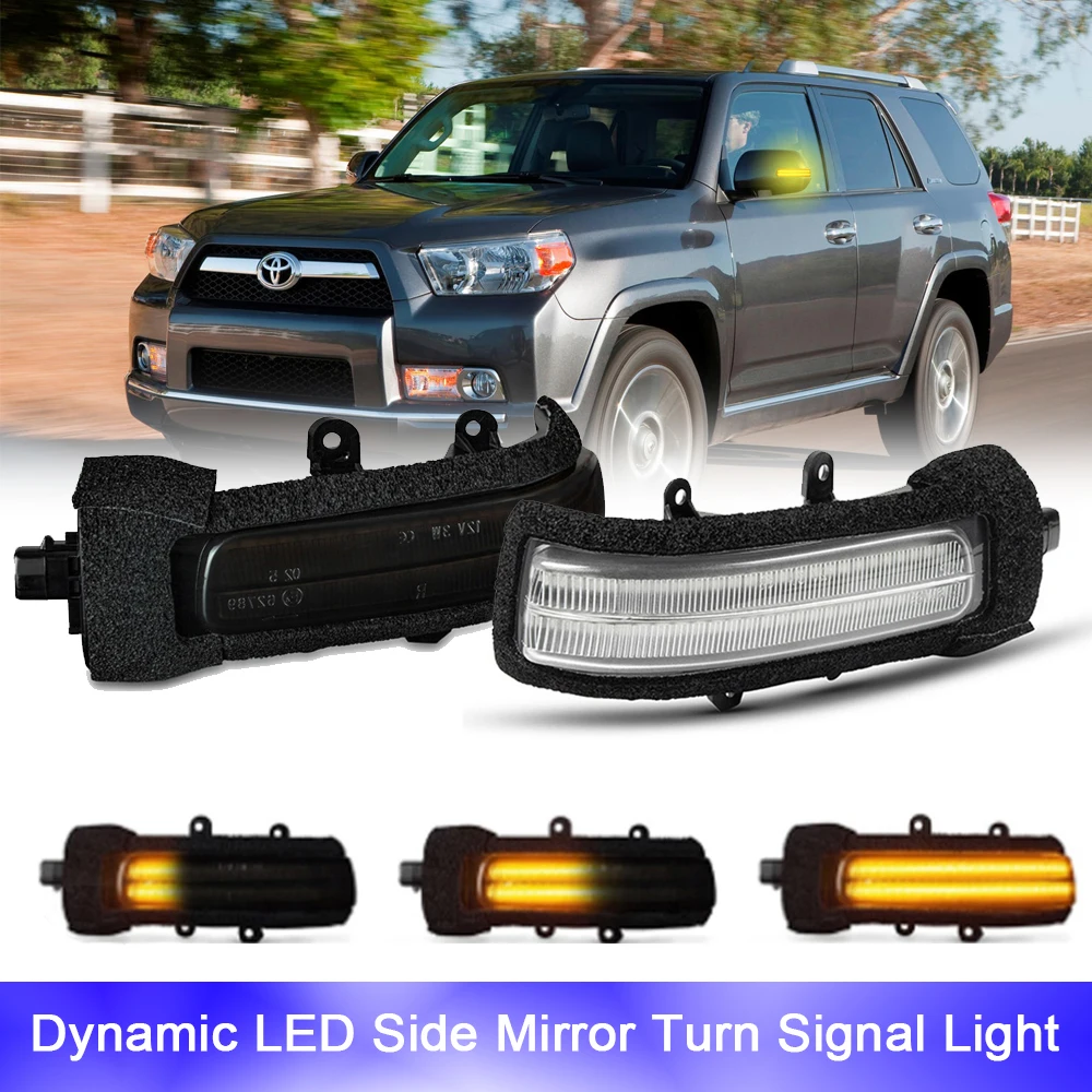 

For Toyota RAV4 Vanguard XA30 Highlander Kluger 4Runner Hilux Surf Estima Tarago Side Mirror Repeat Blinker LED Turn Signal Lamp