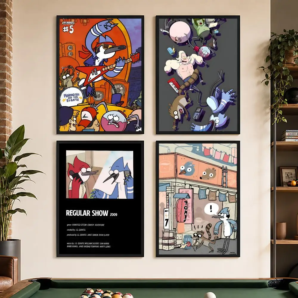 R-Regular S-Show Poster Peel And Stick Matte Self Adhesive PVC Waterproof Removable Frameless Bedroom Living Room