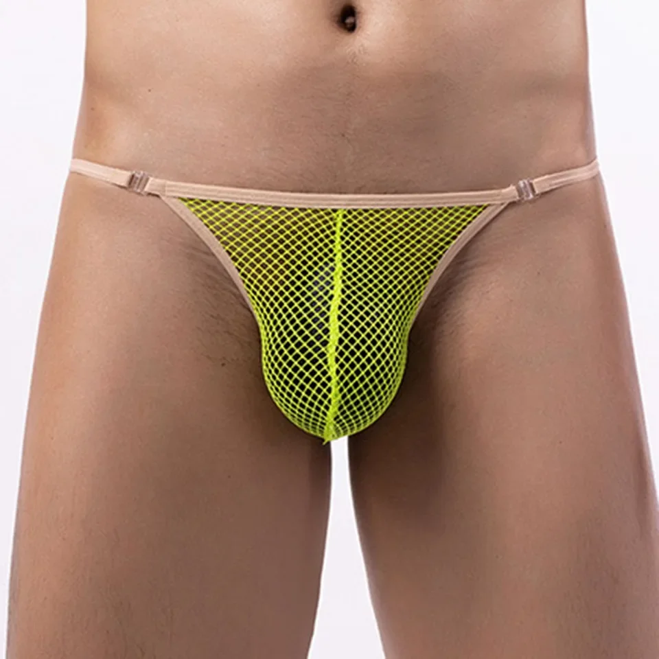 

Breathable Men's Mesh Underpants with Quick Dry Technology Pouch Design Thin Lightweight Underwear Briefs for Daily Use