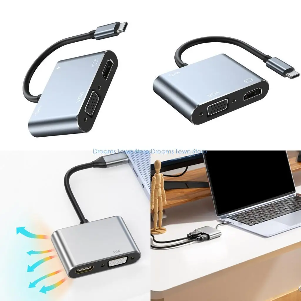 HX6A Usb C To Vga A…