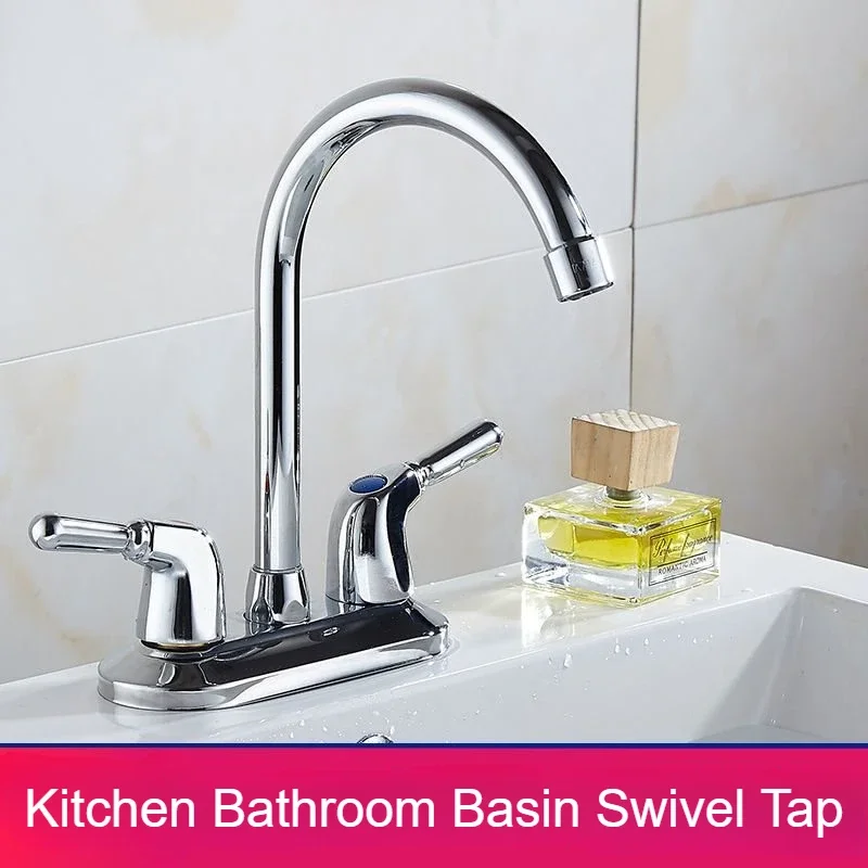 

Хромированные смесители для раковины, бытовой смеситель для унитаза, смеситель для ванной комнаты с двойной ручкой, смеситель для горячей и холодной воды