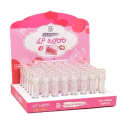 48Pcs Shiny Clear Lip Oil Set Hydrating Moisturizer Magic Liquid Lip Gloss Lips Cosmestic