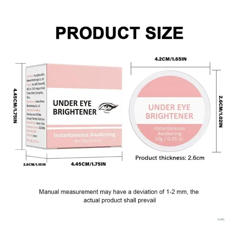 Correcteur sous les yeux Nourrissant, éclaircissant sous les yeux, correcteur ajusteur couleur