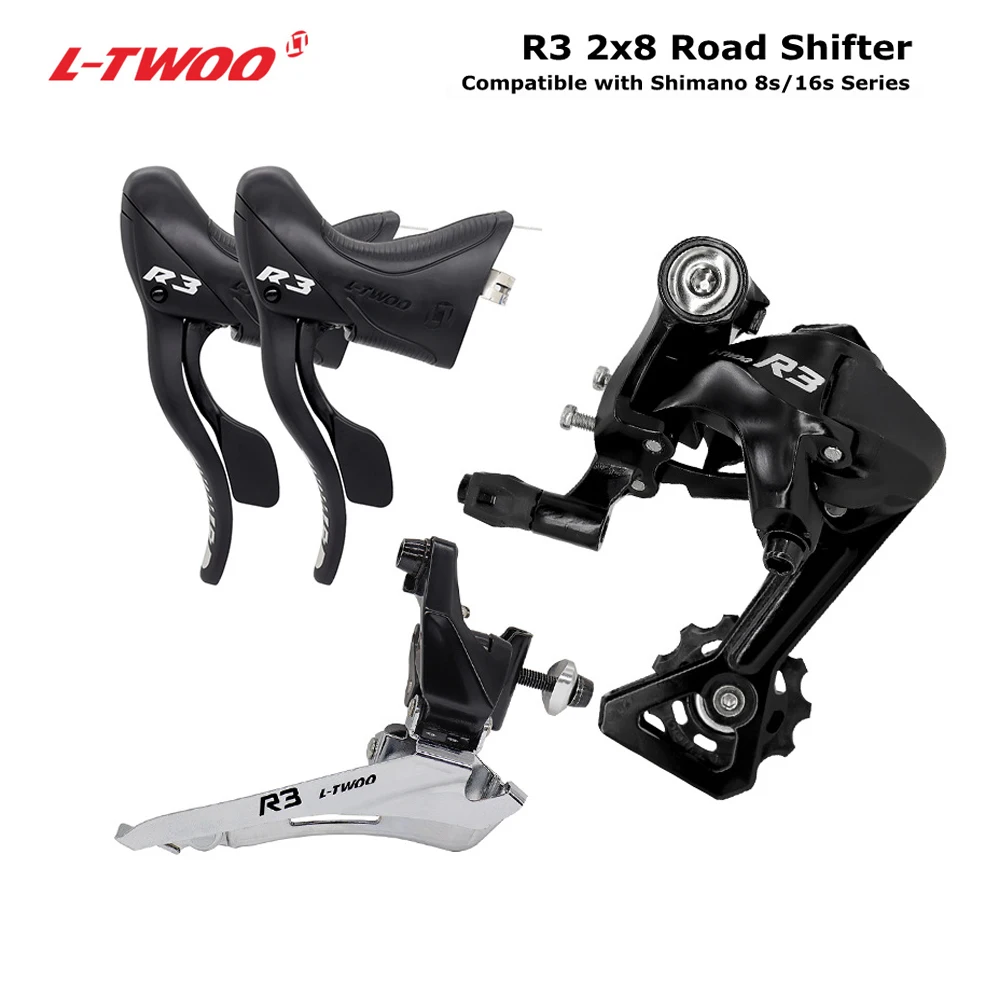 LTWOO R3 2x8 Speed 16S Groupset Road Bicycle Shifter Lever Front Rear Derailleur Kit Road Bikes Derailleur Compatible Shimano