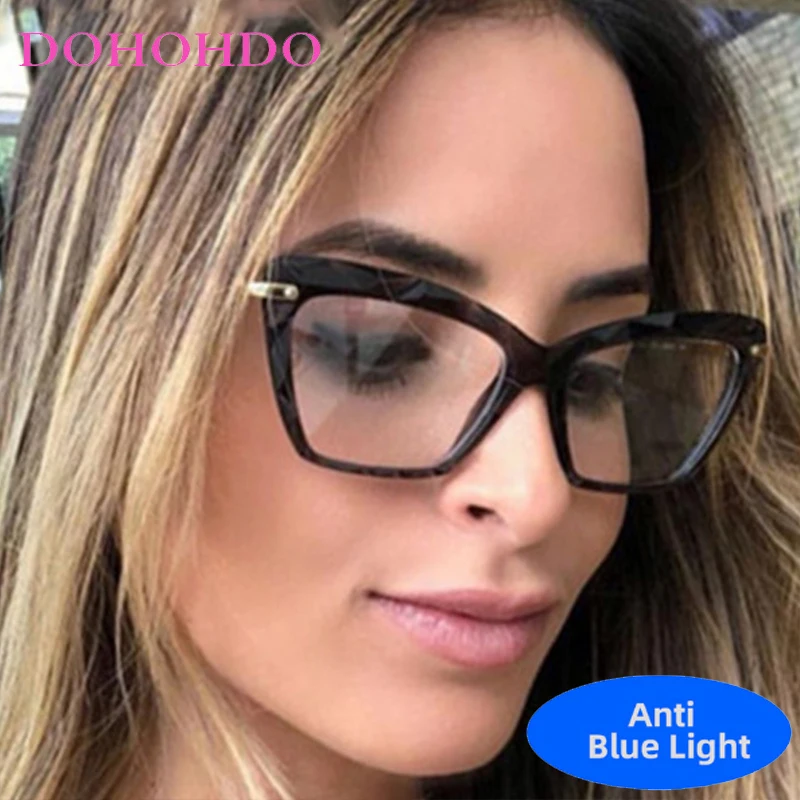 

Vintage Trendy Designers Cat Eye Blue Light Blocking Glasses Women Men Retro Optical Spectacle Protection Eyeglasses Lentes Оч