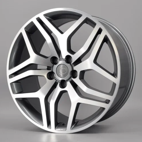 Hot-selling OEM 20 inch 5 holes 5*120 grey polish color alloy car wheel rim in stock