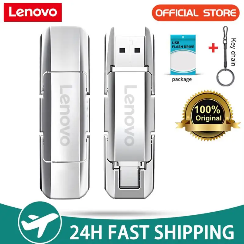 

Lenovo USB 2TB OTG Металлический USB 3.0 Pen Drive Key 1TB Тип C Высокоскоростной Pendrive 128 ГБ Мини-флеш-накопитель Водонепроницаемая карта памяти