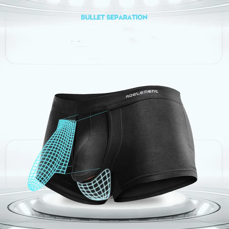 Sexy Modal Ondergoed Heren Boxers Shorts Hombre Slipje Man Bullet Scheiding Pouch Underpants Cueca Masculinalarge Size L-6XL