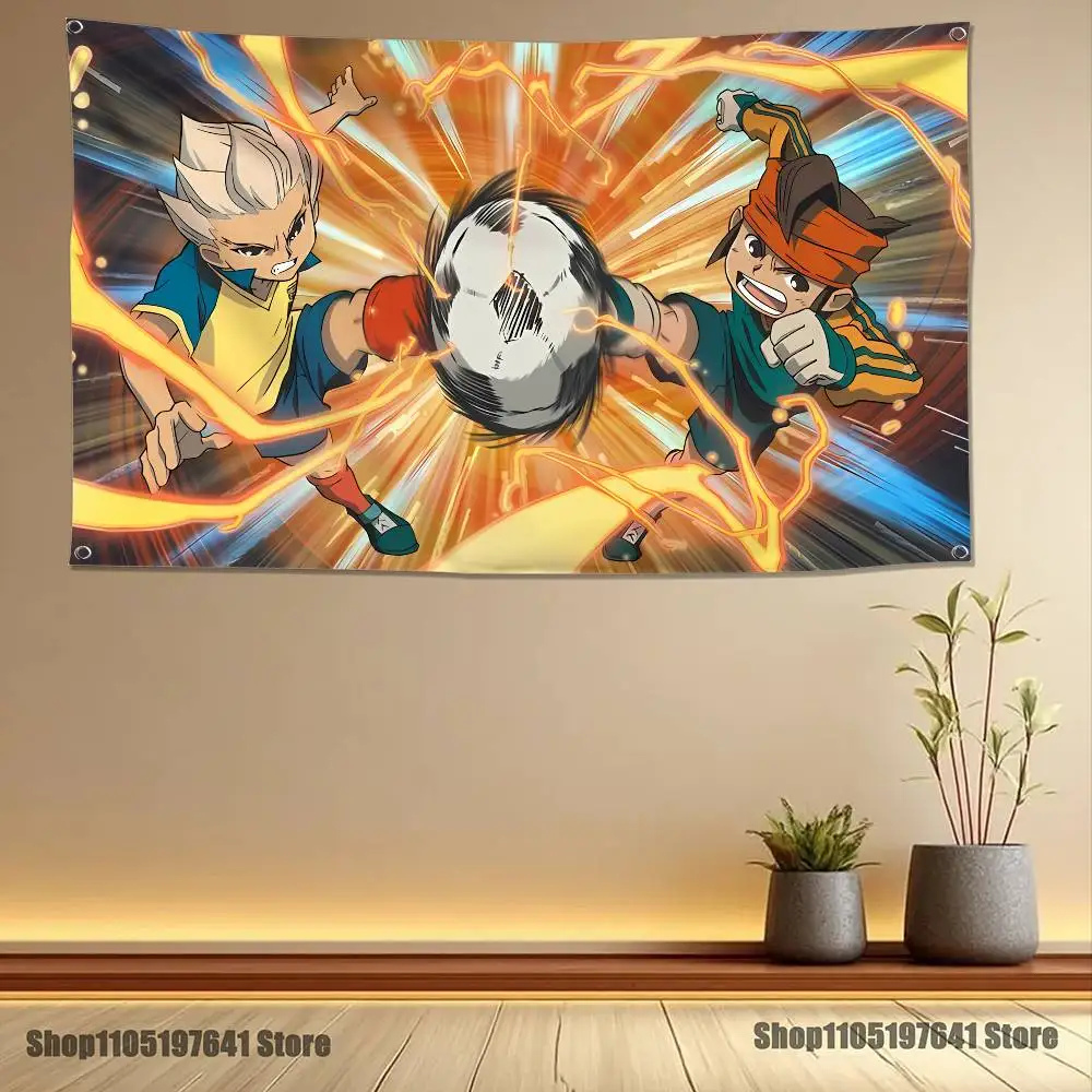 Anime I-InazumaS Elevens High-Quality Flag Tapestry Banner Bedroom Living Room Bar Party Wall Decor Outdoor Use