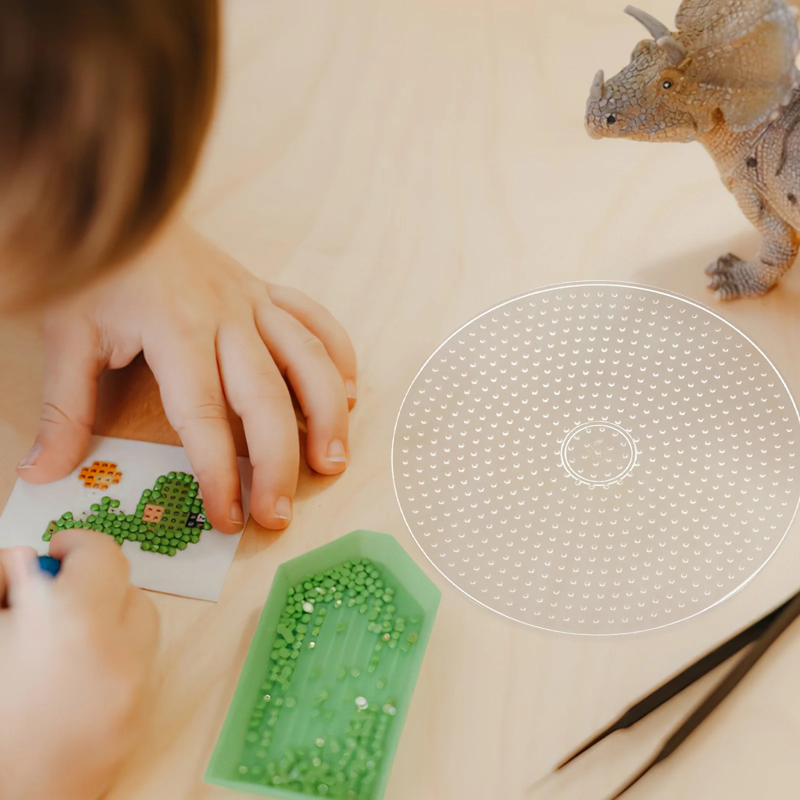 

1 комплект, большие доски с бусинами- предохранителями, прозрачные пластиковые перфорированные доски, идеально подходящие для бусин 5 мм, сделай сам, забавные пластиковые перфорированные доски из бисера