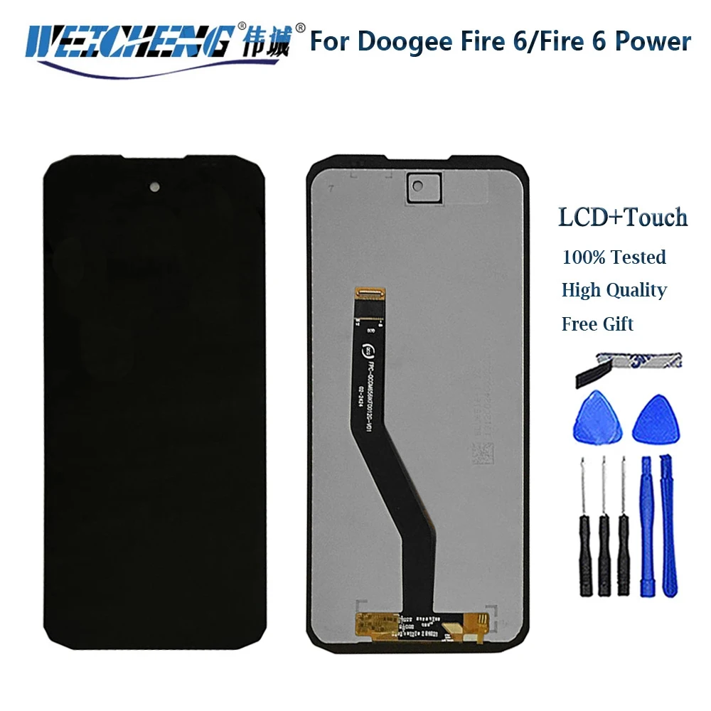 Original For DOOGEE Fire 6 LCD Touch Screen Replacement Digitizer Assembly Fire 6 Power Diaplay Touch screen