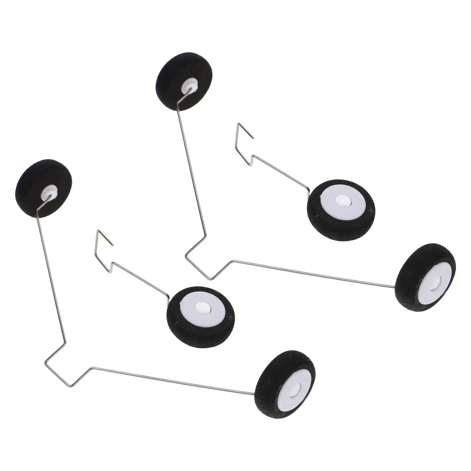 

2Sets Aircraft Landing Gear Accessories Rc Plane Replacement Undercarriage Wheels Shock-Absorbing Lightweight for DIY Hobbies