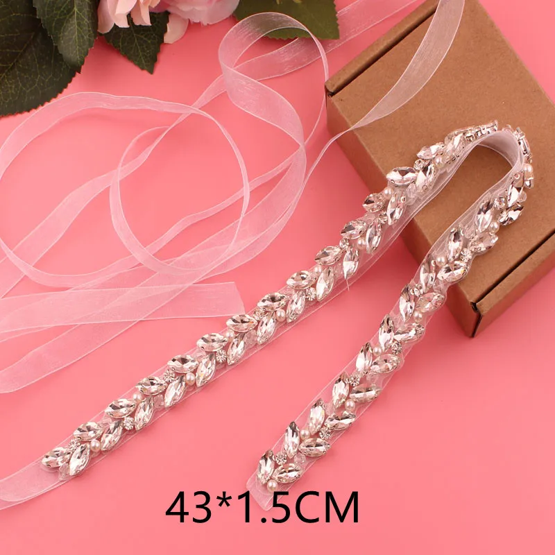 Damengürtel, Kristallgürtel, Hochzeitskleid-Accessoires, Diamant-Brautgürtel, Hochzeitszubehör – Detail 3