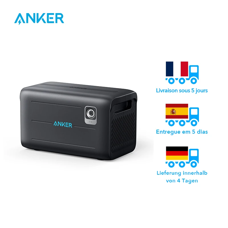 Anker 760 Powerstation Additional Battery Expandable Power (2048 Wh) for 767 Powerstation 6 x Longer Life of LiFePO4 Battery,