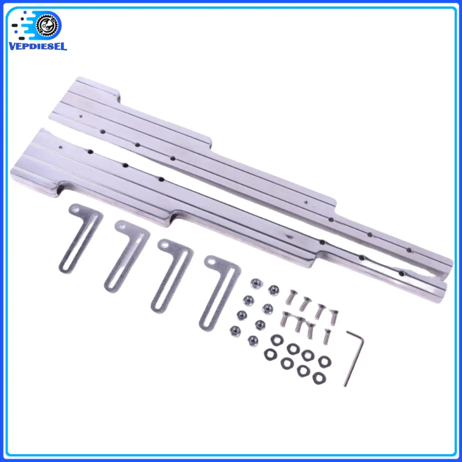 

Новый хромированный алюминиевый держатель для свечей зажигания, подходящий для проводов диаметром 7–9,5 мм. Для V8 Ford Chevy Dodge Chrysler SBC BBC 302 350 454 40375