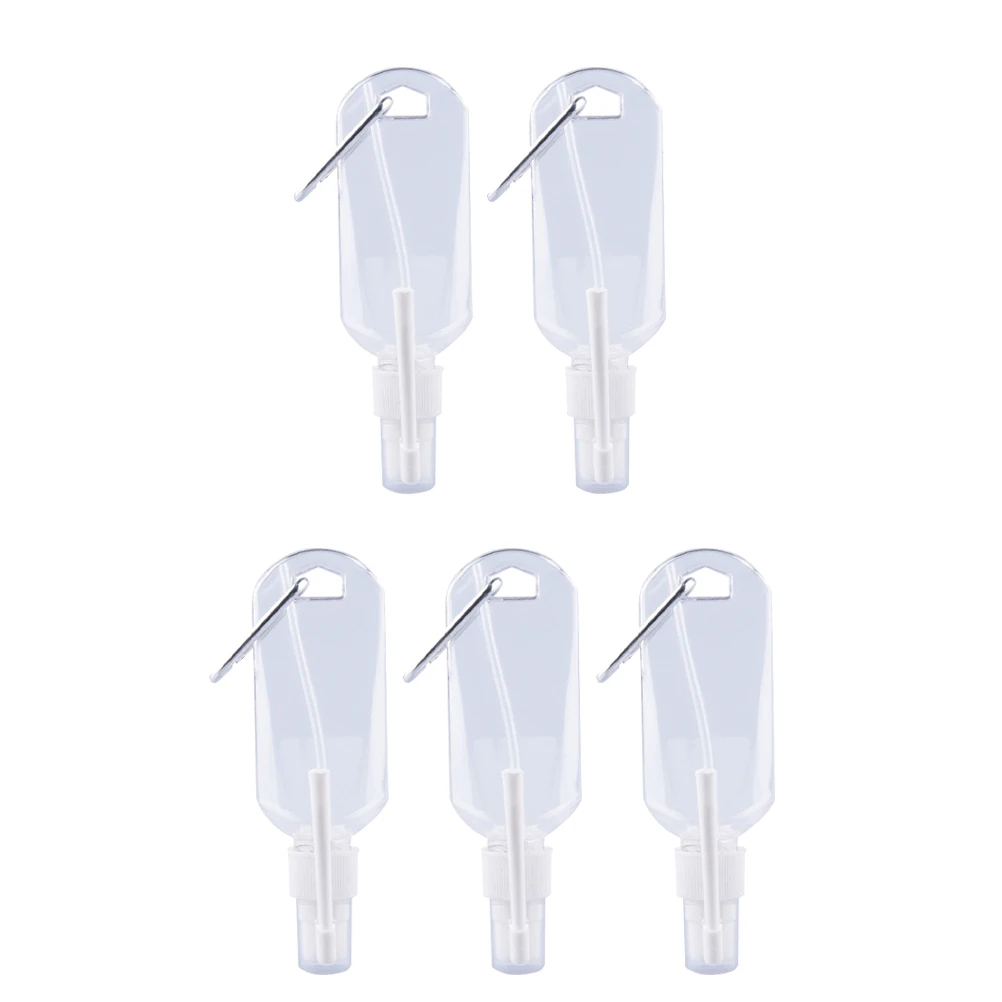 

5pcs Elephant Trunk Spray Bottles Leakproof Reusable Hook Design Portable Rotary Nozzles Mini Filling Bottle Travel Eco Friendly