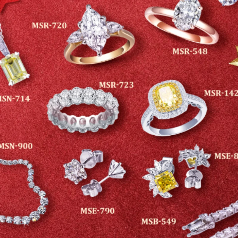 

Personalized customization of factory jewelry supports lab diamond jewelry and K gold jewelry customization