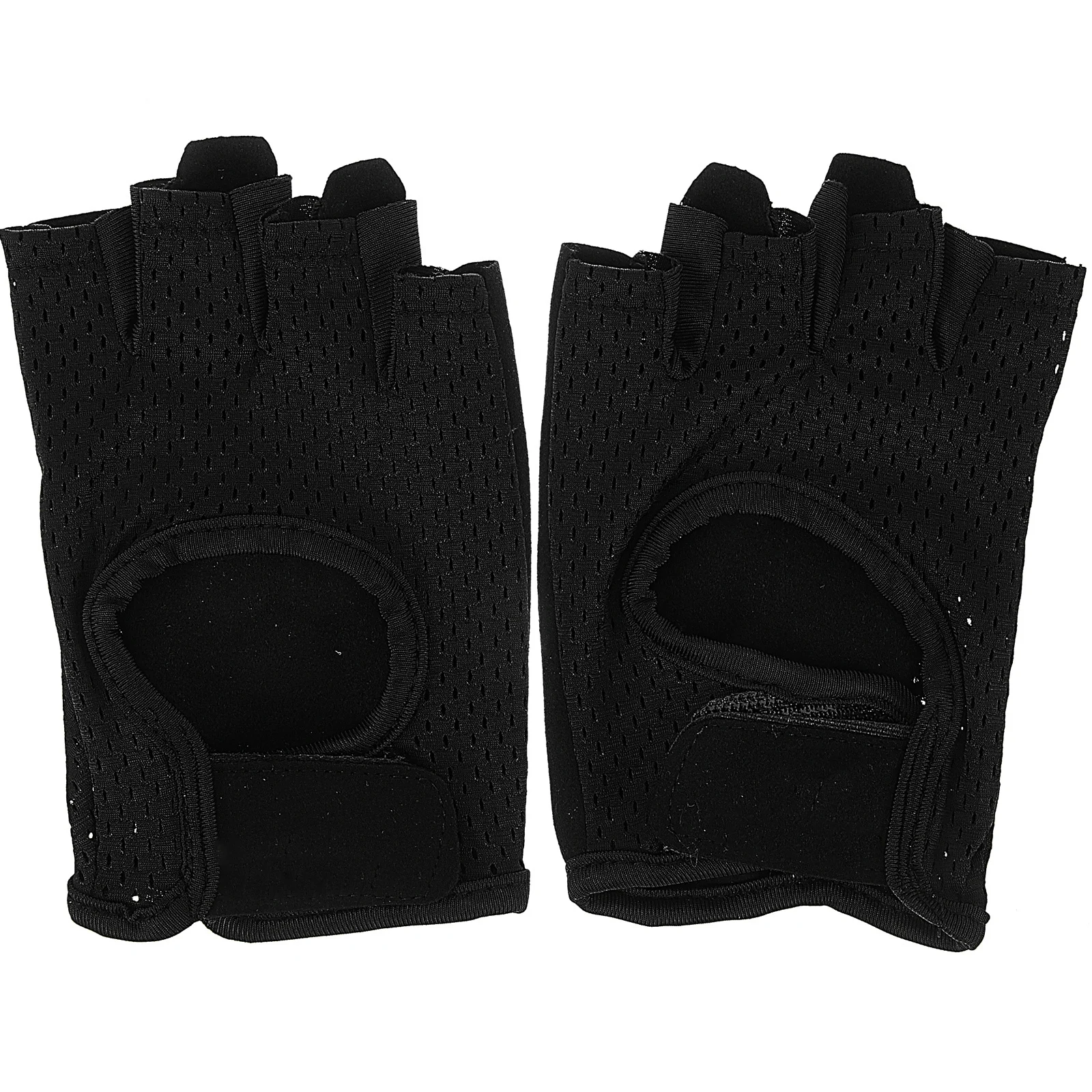 

1Pair Riding Gloves Durable Breathable Shock Absorbent Mountain Bike Outdoor Riding Skid-Proof Gloves M Black