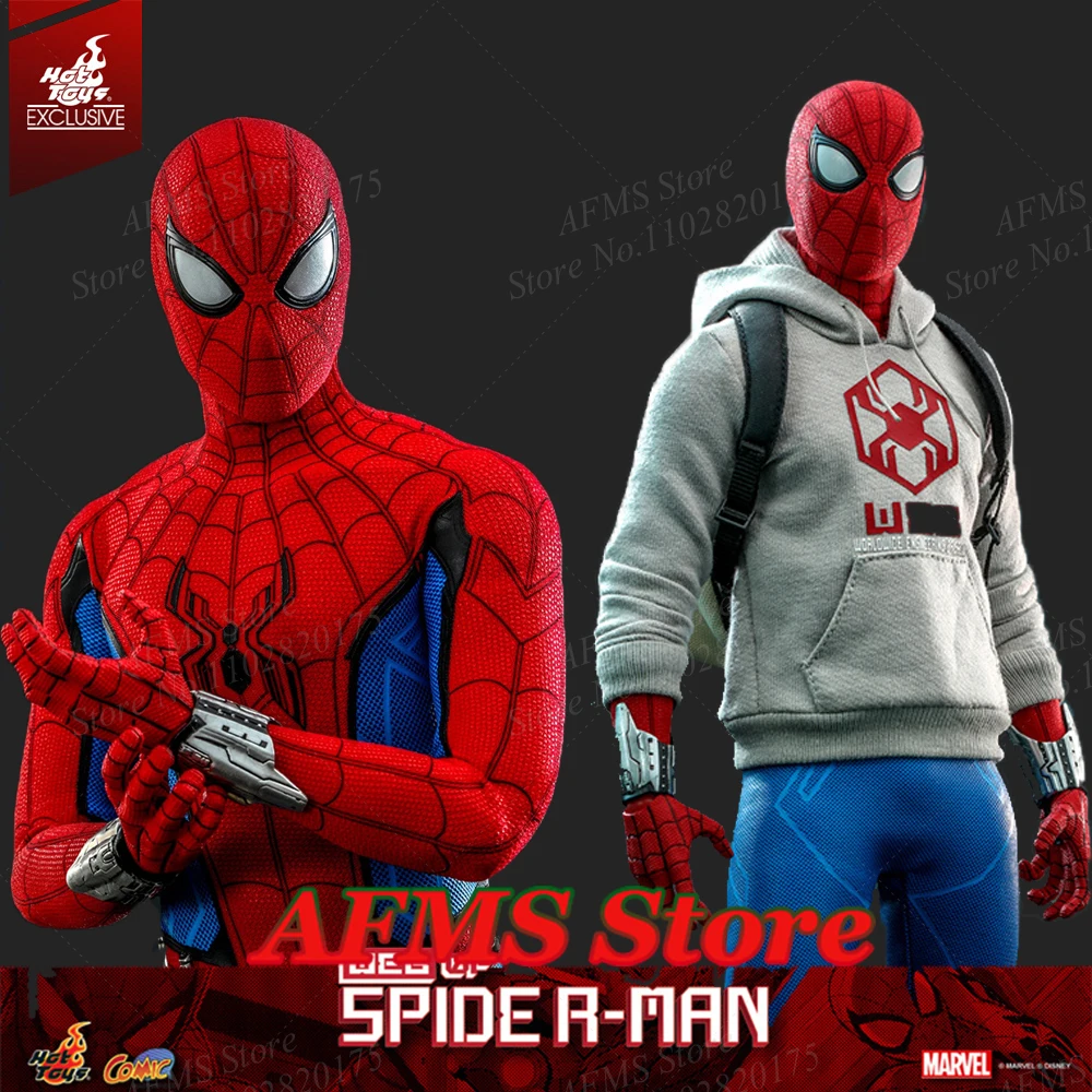 HOTTOYS HT CMS010 1/6 Scale Collectible Figure Spider-Man Marvel super Masked Hero 12Inch Men Soldier Action Figure Body