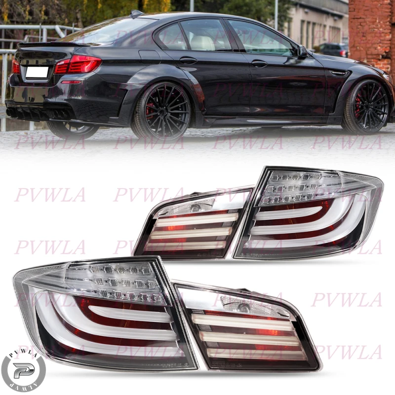 

Modified White LED Tail Light For BMW 5 series F10 F18 2011 2012 2013 Turn Signal Rear Brake Lamp Car Accessories