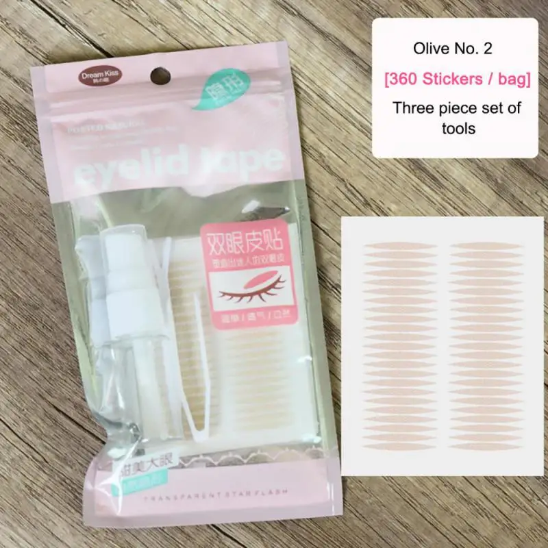 Invisible Double Eyelid Sticker Transparent Gauze Mesh Lace Invisible Self-adhesive Eyelid Sticker Makeup Tool