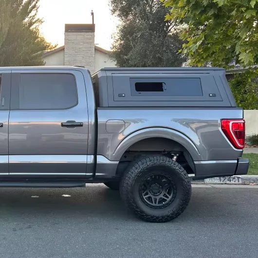 

Пикапы по индивидуальному заказу, пикап из марганцевой стали, 4X4, верхняя крышка, жесткий навес для F150, крышка кровати 5,5 фута