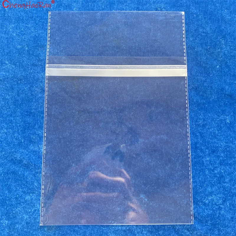 50 SZTUK Ochronnych, Samozamykających Się, Pyłoszczelnych Torebek Plastikowych Przezroczystych do Przechowywania, Pokrowiec 23,5*15,7 CM na Pudełka z Grami PS3, PS4, PS5 — zdjęcie produktu 3
