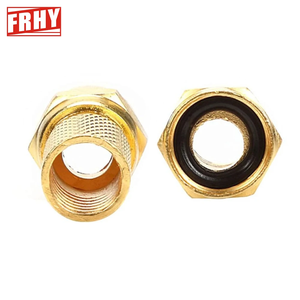 10PCS 75 Ohm F-Type Screw-On Connectors for RG60 Coaxial Cable Gold-Plated Satellite TV Antenna Adapters (Imperial 5mm Diameter)